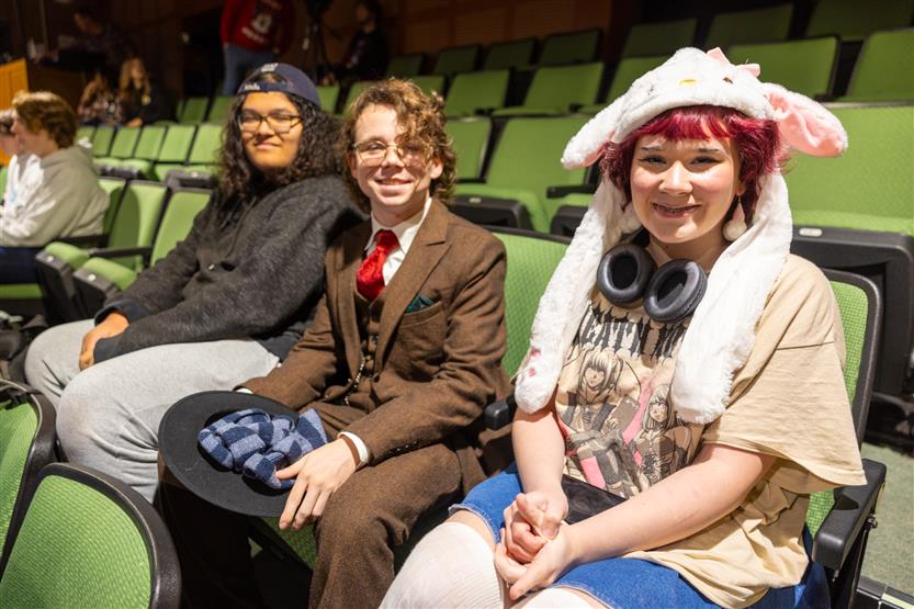 Students enjoy the Renaissance High Coffeehouse